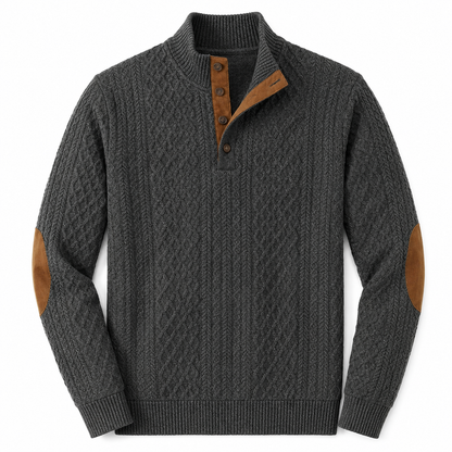 Pull Homme Premium | Maille Douce, Col Montant & Confort Élégant