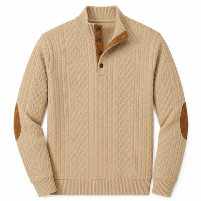 Pull Homme Premium | Maille Douce, Col Montant & Confort Élégant