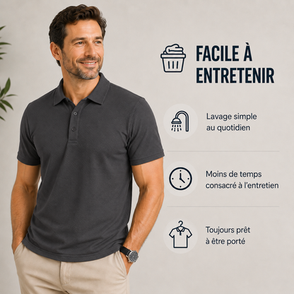 Polo — Anti-Repassage & Respirant-Souple | Technique du polo