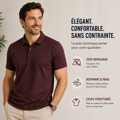 Polo — Anti-Repassage & Respirant-Souple | Technique du polo