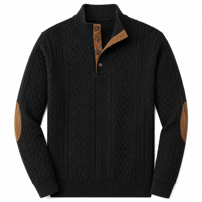 Pull Homme Premium | Maille Douce, Col Montant & Confort Élégant