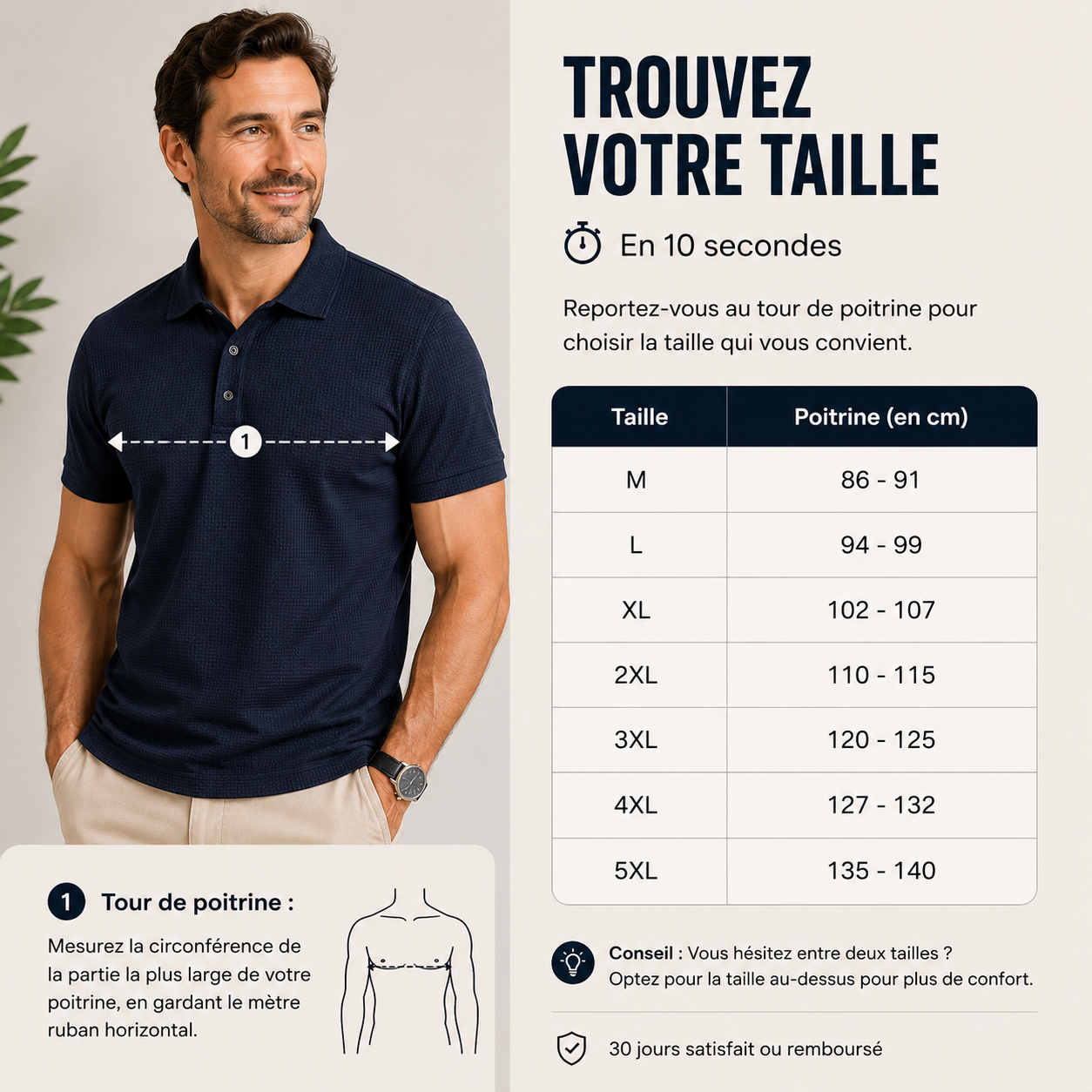 Polo — Anti-Repassage & Respirant-Souple | Technique du polo