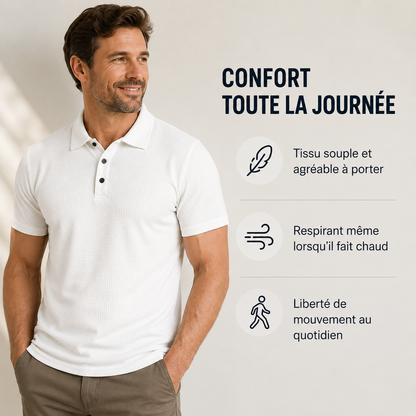 Polo — Anti-Repassage & Respirant-Souple | Technique du polo
